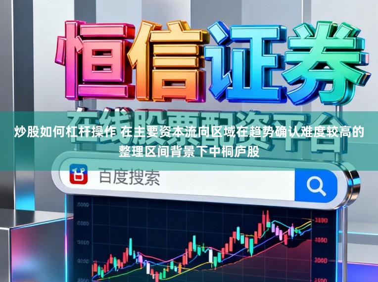 炒股如何杠杆操作 在主要资本流向区域在趋势确认难度较高的整理区间背景下中桐庐股