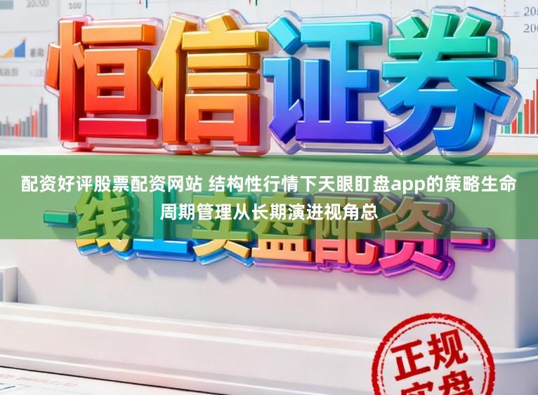 配资好评股票配资网站 结构性行情下天眼盯盘app的策略生命周期管理从长期演进视角总